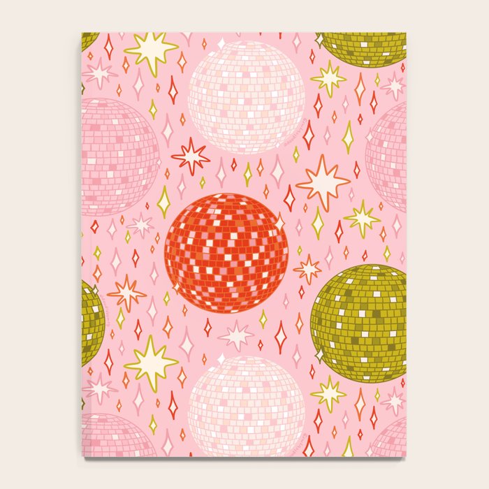 Christmas Disco Ball Print Notebook Gallery Image 4