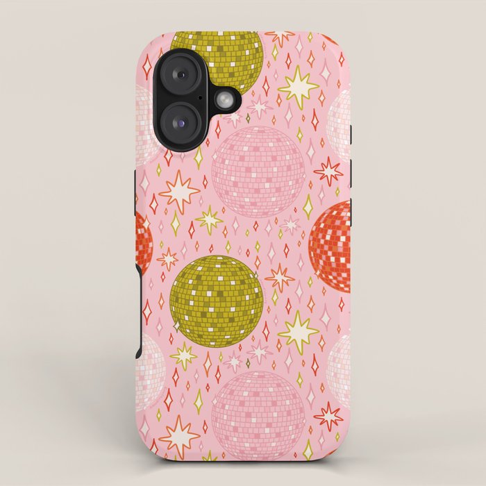 Christmas Disco Ball Print iPhone Case Gallery Image 1