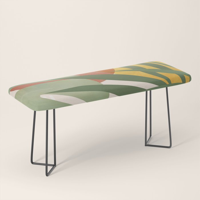 Tropical Garden Leaves 04 Bench Gallery Image 1