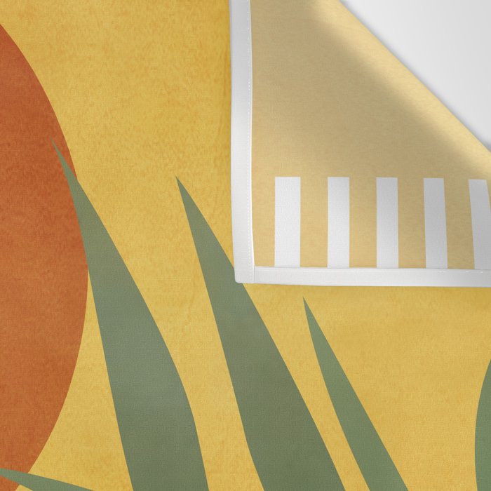 Tropical Garden Leaves 04 Wall Tapestry Gallery Image 3