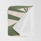 Tropical Garden Leaves 04 Throw Blanket Gallery Image 3