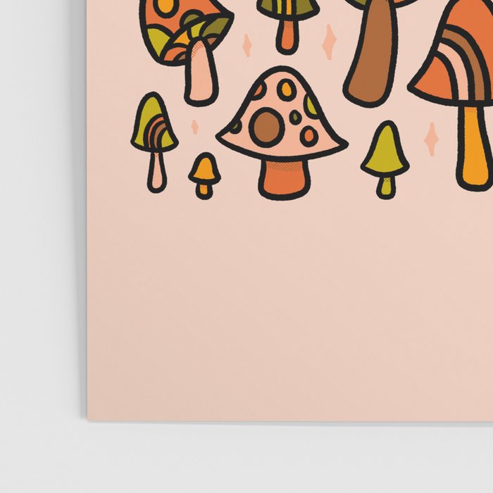 Mushrooms Make Me Happy Poster Gallery Image 3