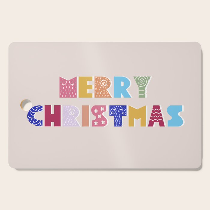 MERRY CHRISTMAS Cutting Board Gallery Image 1