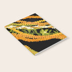 Diagonal Lei Pikake and Orange Lokelani Ti Leaf Puakenikeni Lantern Ilima Notebook Gallery Image 2