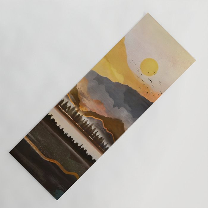 Pure Wilderness at Dusk Yoga Mat Gallery Image 1