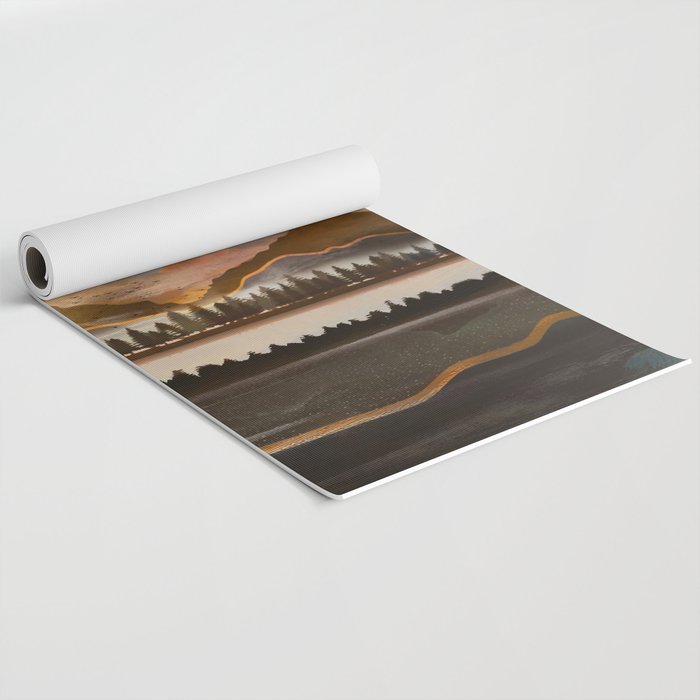 Pure Wilderness at Dusk Yoga Mat Gallery Image 2