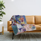 Burggarten (1919) Klee Throw Blanket Gallery Image 1