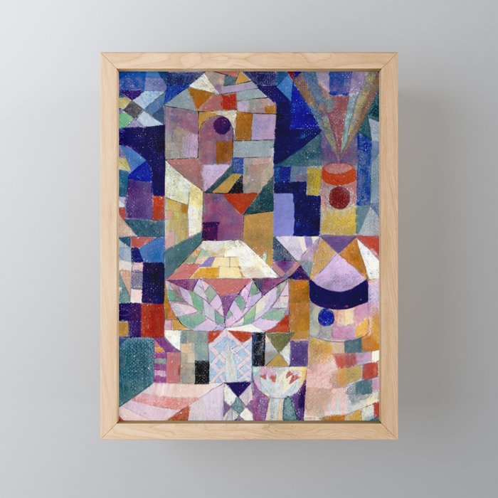 Burggarten (1919) Klee Mini Art Print Gallery Image 1
