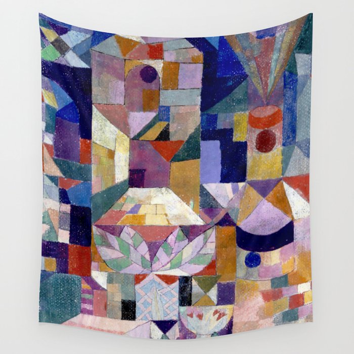 Burggarten (1919) Klee Wall Tapestry Gallery Image 1