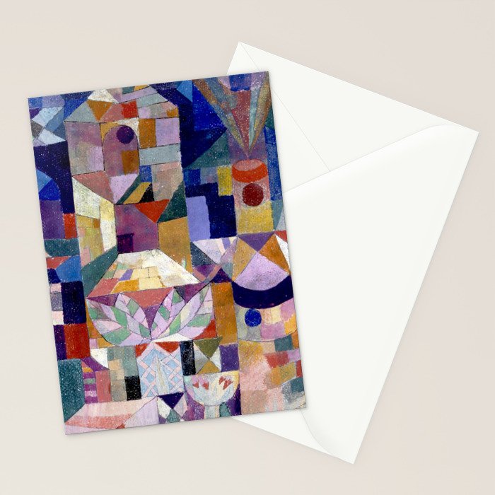 Burggarten (1919) Klee Stationery Card Gallery Image 2