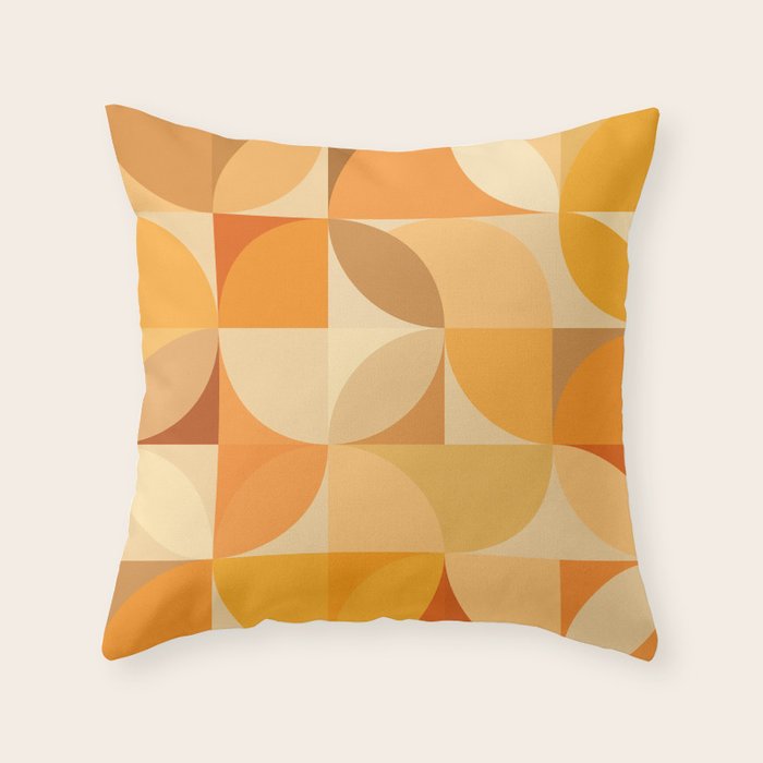 Mid Century 77 Throw Pillow Gallery Image 1