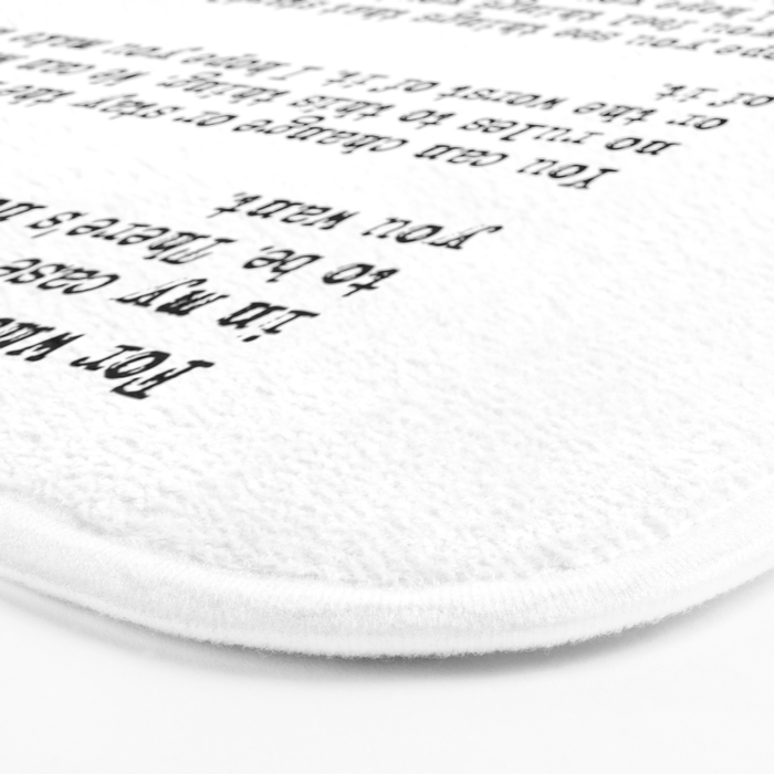 For what it's worth - F Scott Fitzgerald quote Bath Mat Gallery Image 3