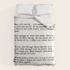 For what it's worth - F Scott Fitzgerald quote Duvet Cover Gallery Image 6