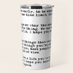 For what it's worth - F Scott Fitzgerald quote Travel Mug Gallery Image 1