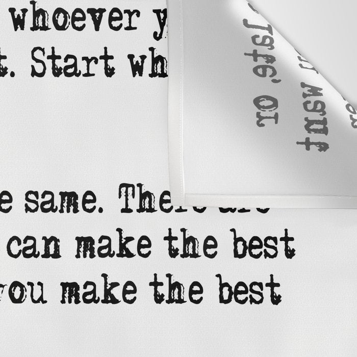 For what it's worth - F Scott Fitzgerald quote Wall Tapestry Gallery Image 3