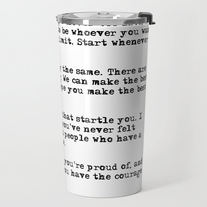 For what it's worth - F Scott Fitzgerald quote Travel Mug Gallery Image 2