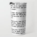 For what it's worth - F Scott Fitzgerald quote Travel Mug Gallery Image 3