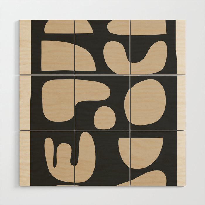 Abstract Twist Wood Wall Art Gallery Image 1