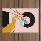 Cafe Outdoor Rug Gallery Image 1