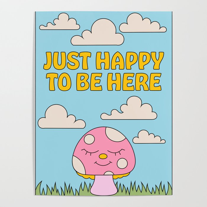 Happy Mushroom Poster Gallery Image 4