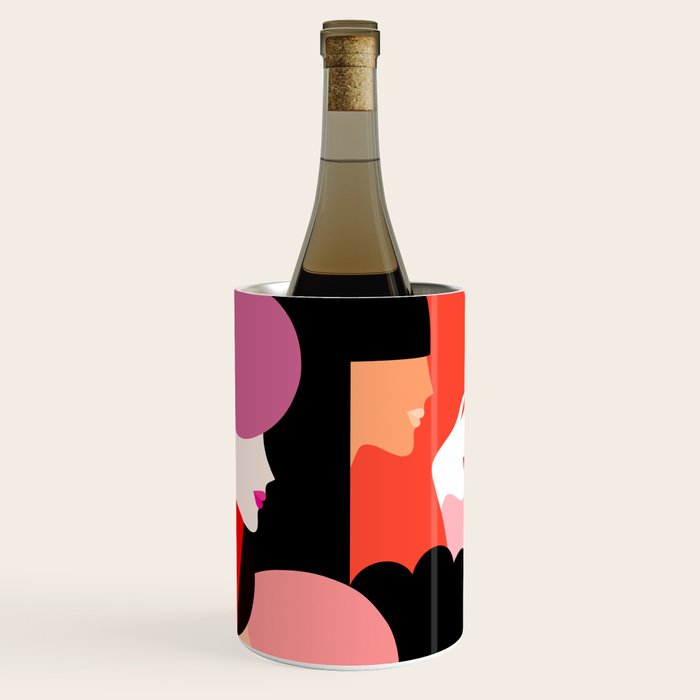 Girl Power we persist  #girlpower Wine Chiller Gallery Image 1