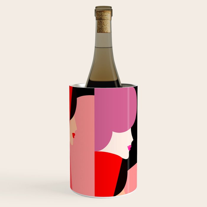 Girl Power we persist  #girlpower Wine Chiller Gallery Image 2