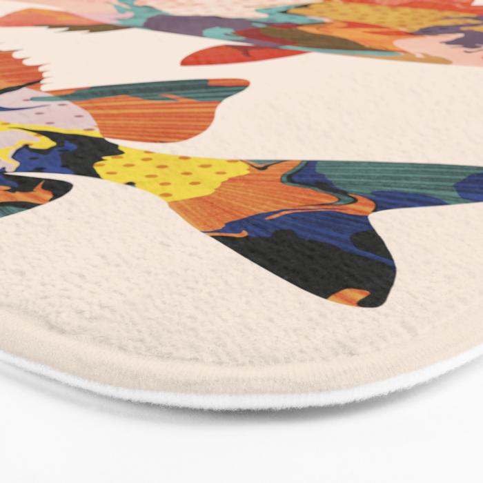 Colorful fish Bath Mat Gallery Image 3