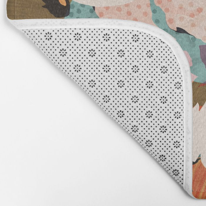 Colorful fish Bath Mat Gallery Image 2