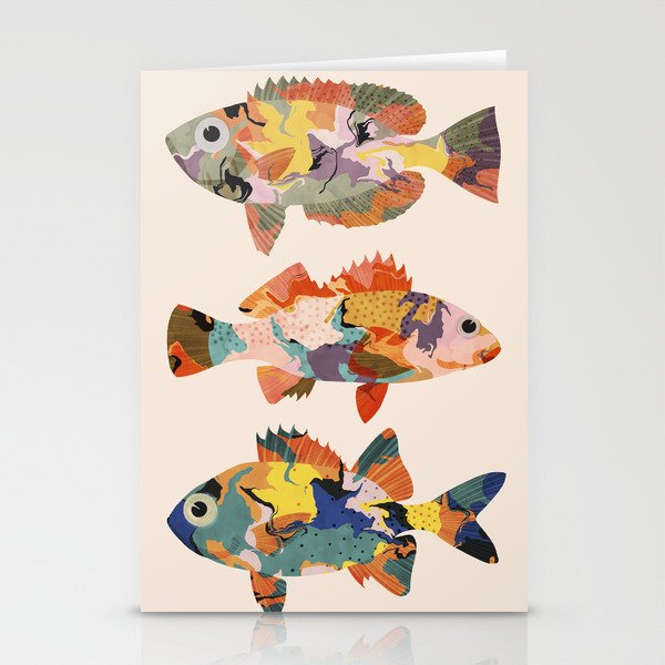 Colorful fish Stationery Card Gallery Image 2