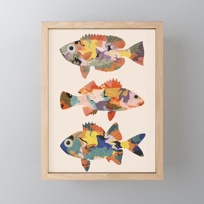 Colorful fish Mini Art Print Gallery Image 1