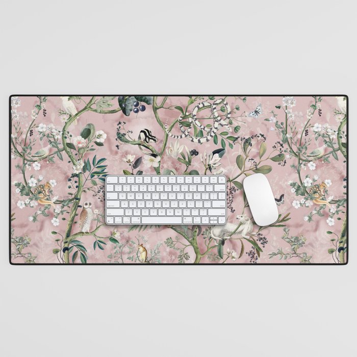 Wild Future pink Desk Mat Gallery Image 1
