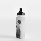 Bear - Black & White Water Bottle Gallery Image 2