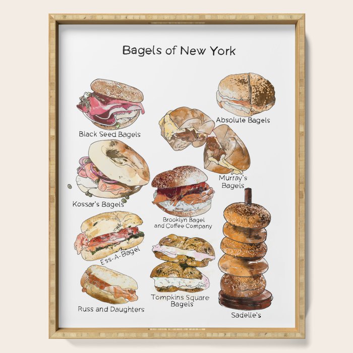 Bagels of New York City Serving Tray Gallery Image 1