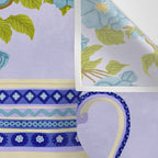 Bowl of Pears and Blue Blossoms Wall Tapestry Gallery Image 3