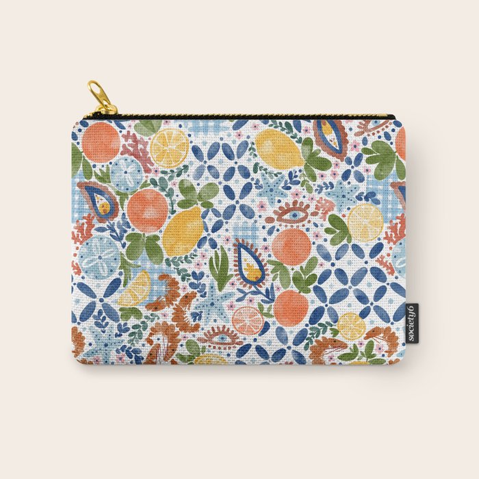 Sunny Coastal Escape Carry All Pouch Gallery Image 1
