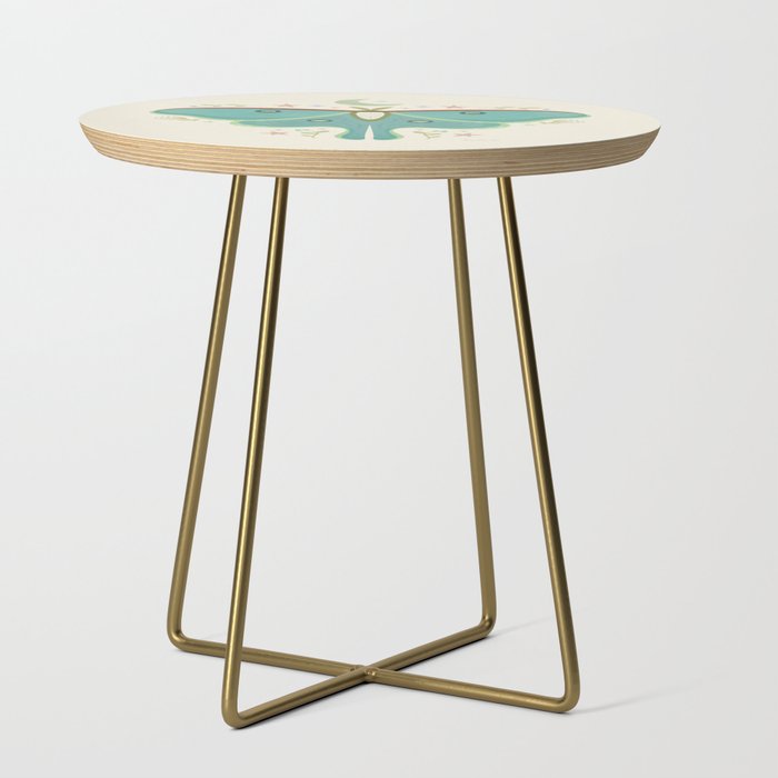 Luna Moth with Moon and Stars Side Table Gallery Image 1
