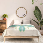 Luna Moth with Moon and Stars Comforter Gallery Image 3