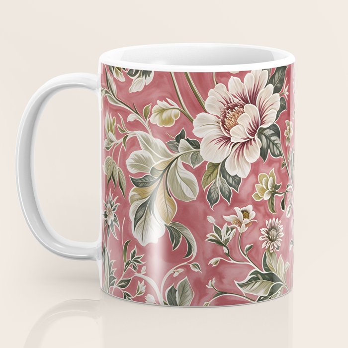 Peruvian Pink Floral Coffee Mug Gallery Image 3