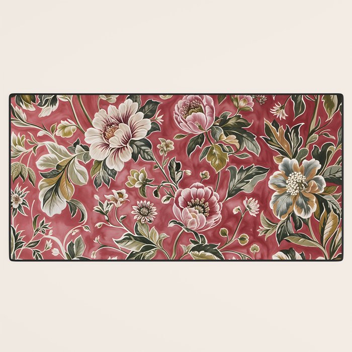 Peruvian Pink Floral Desk Mat Gallery Image 3