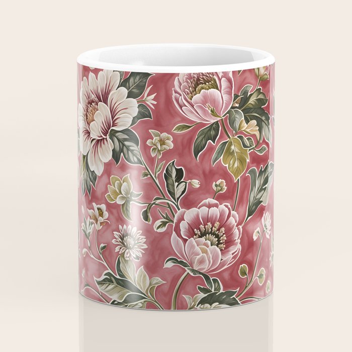 Peruvian Pink Floral Coffee Mug Gallery Image 4