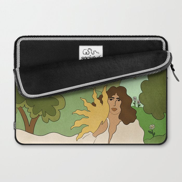 Sun in her hands Laptop Sleeve Gallery Image 2