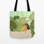 Sun in her hands Tote Bag Gallery Image 1