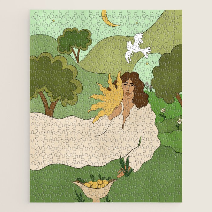 Sun in her hands Jigsaw Puzzle Gallery Image 1