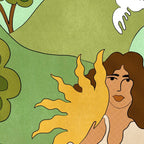 Sun in her hands Coffee Mug Gallery Image 2