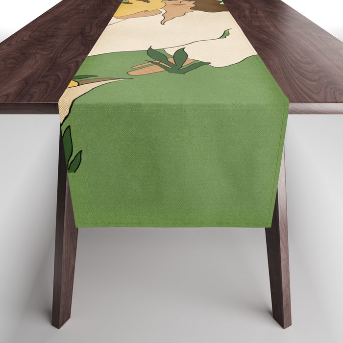 Sun in her hands Table Runner Gallery Image 1