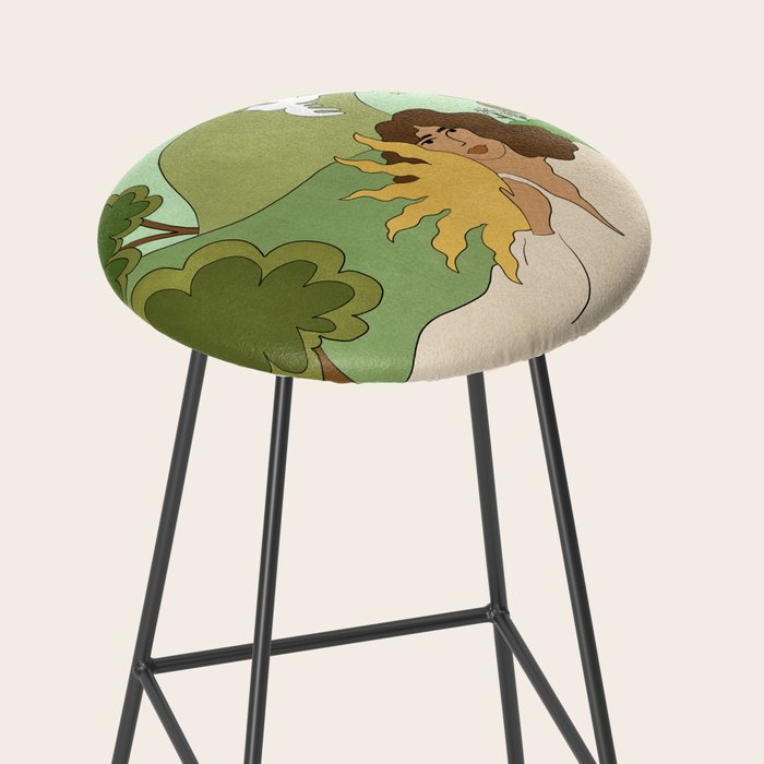 Sun in her hands Stool Gallery Image 2