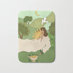 Sun in her hands Bath Mat Gallery Image 1