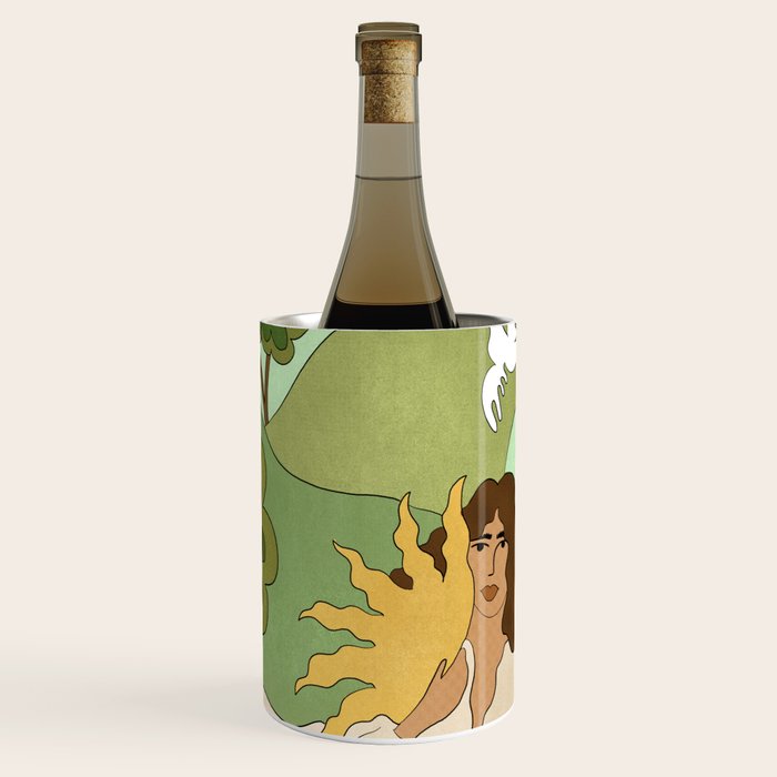 Sun in her hands Wine Chiller Gallery Image 1