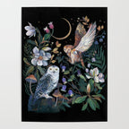Owls Mushroom Magnolia Poster Gallery Image 4