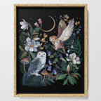 Owls Mushroom Magnolia Serving Tray Gallery Image 1